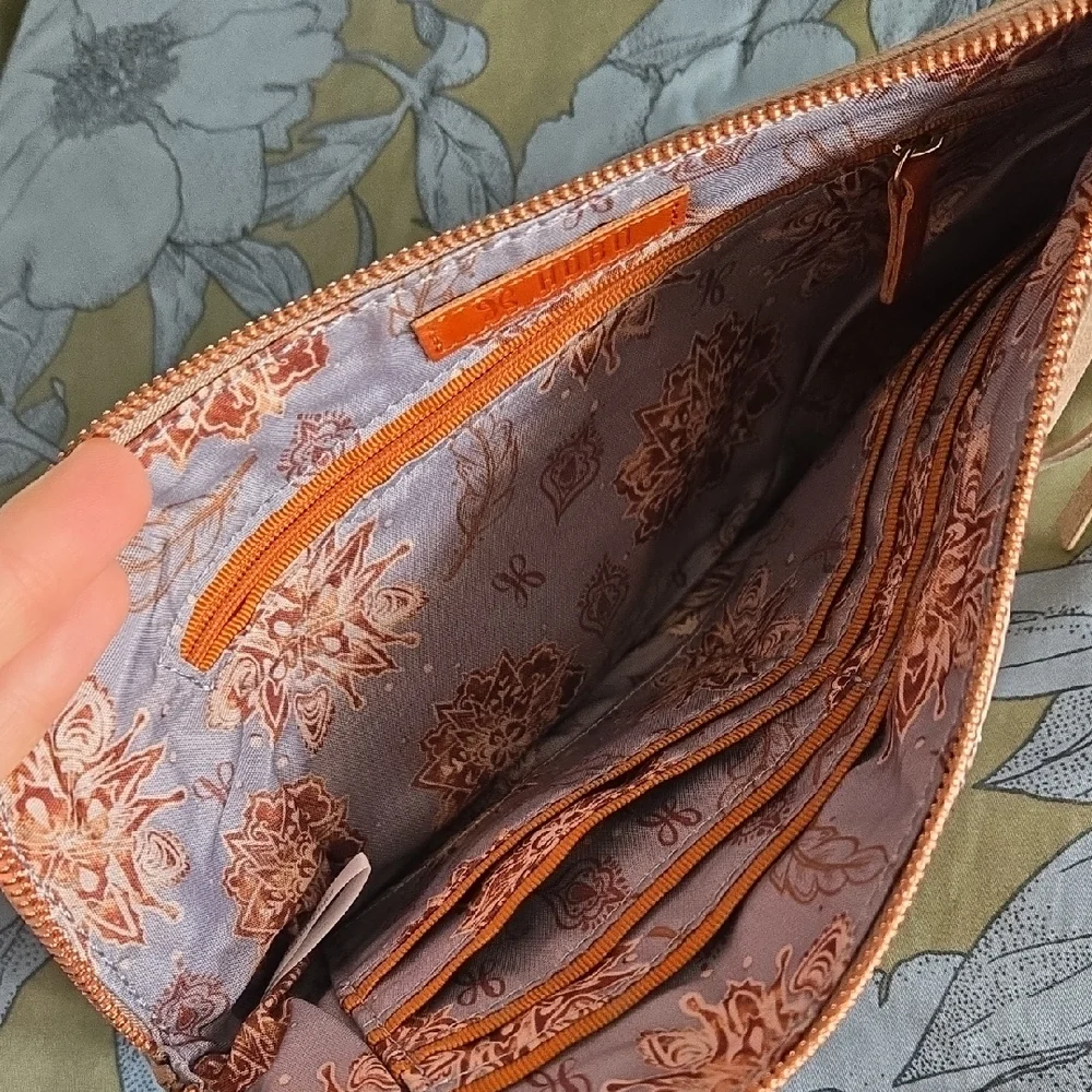 Hobo Metallic Leather Studded Clutch - Picture 3 of 6